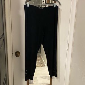 Black size 14 pull on pants.